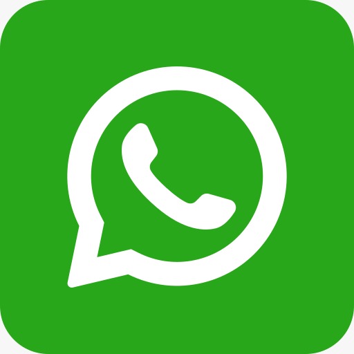 WhatsApp logo on a white background.